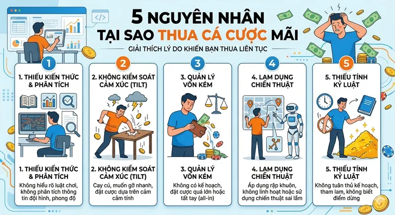 5 Nguyên Nhân Tại Sao Thua Cá Cược Mãi_15