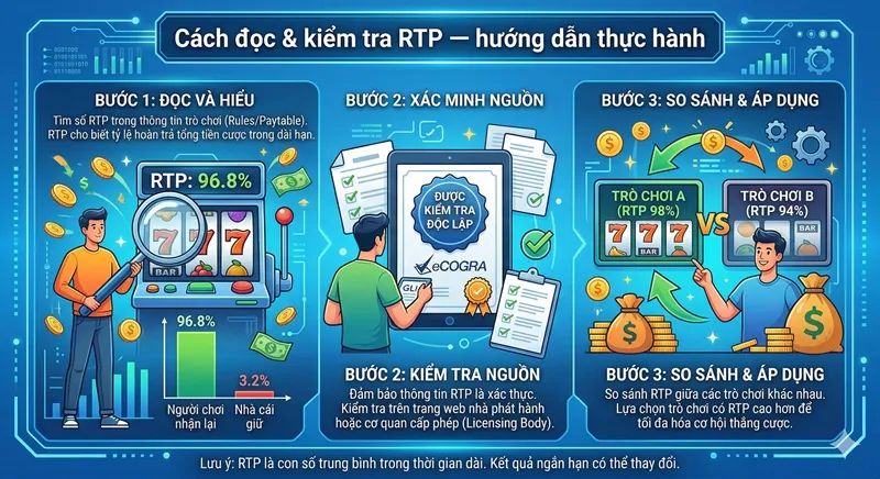 Cách đọc & kiểm tra RTP — hướng dẫn thực hành