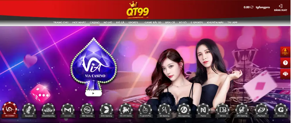 Đa dạng trò chơi qt99