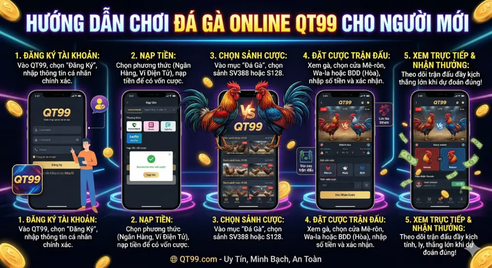 Hướng Dẫn Chơi Đá Gà Online QT99 Cho Người Mới