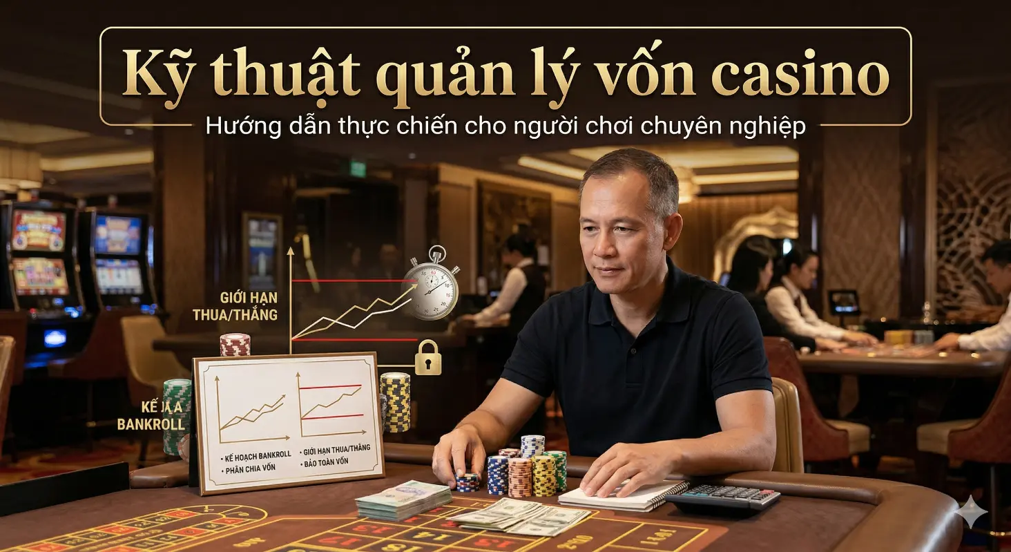 Kỹ thuật quản lý vốn casino - qt99