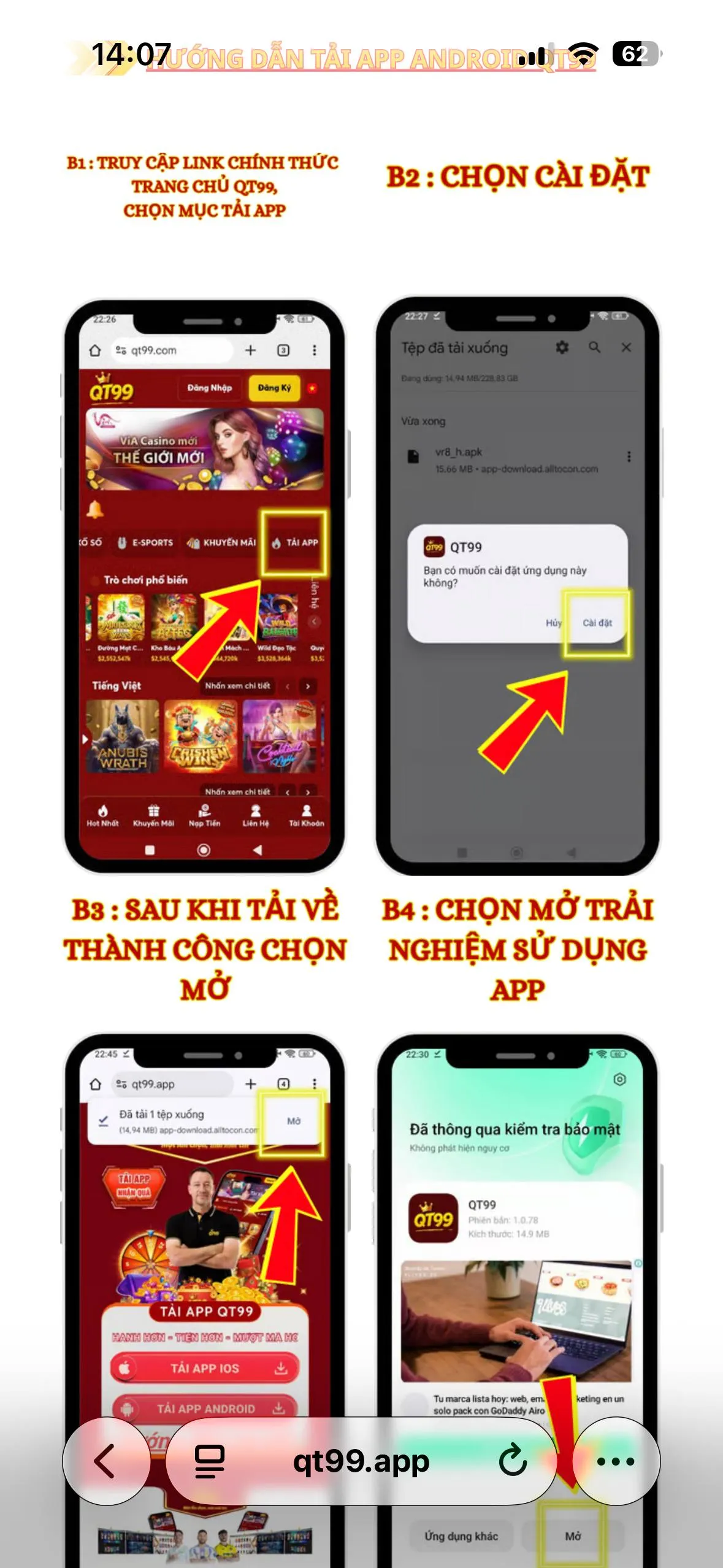 tải app qt99 Android
